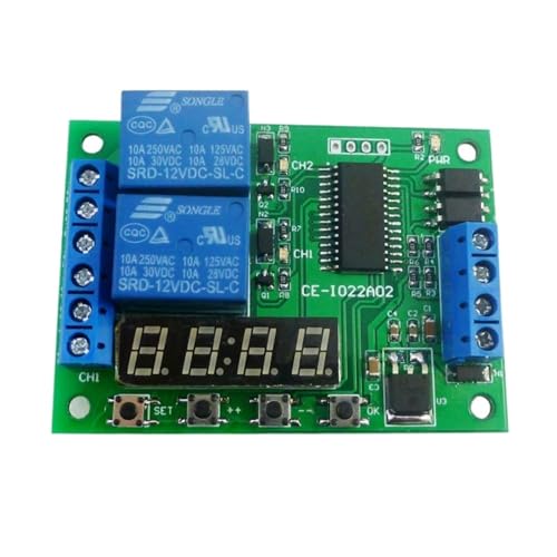 Relais temporisé multifonction 12V pour automatiser l'éclairage LED et la ventilation