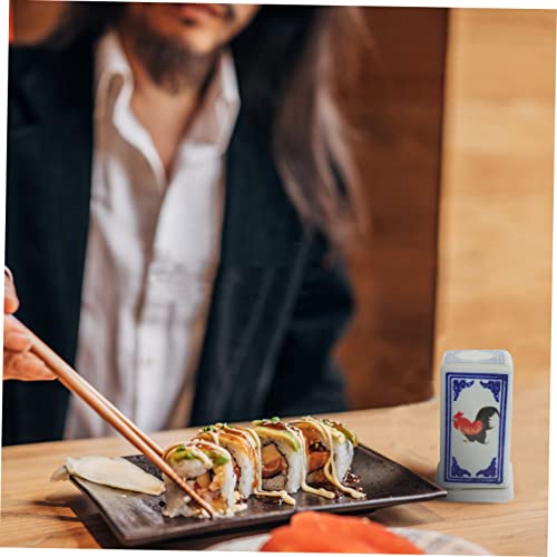 BESTonZON 1 Stück Zahnstocherdose Cocktail-Zahnstocher Esstischdekoration Keramik-Dekor Keramik-Zahnstocherbox Keramik Zahnstochereimer Zahnstocherspender Glas Zahnstocherhalter – Bild 3