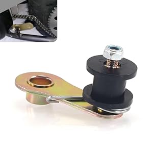getfay 1 PC Automotive Chain Slider Tensioner, Strong and Durable Metal Automotive Accessories, Heavy Duty Chain Guide Tensioner Sprocket, Universal for ATV 110CC 125CC 140CC (Black)