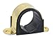 ZSI 089MS096 Stainless Cushion Clamp, 5in Pipe, Omega Series