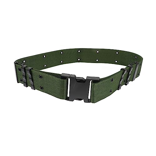 1Pc Durable Outdoor Hunting Belt Heavy Duty Waist Belt for Camping Hiking and Sports Utility Waist Belt for Men Versatile for Work and Casual Wear