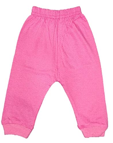 Image of CUBS & HUGS Baby Girl's Cotton Regular Fit Mid Rise Leggings (Pack of 6, 3-6 Months), Black