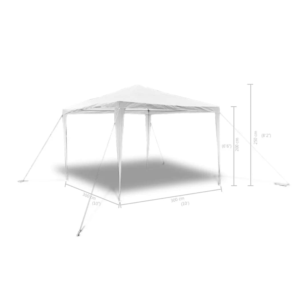 Pawilon ogrodowy z dachem piramidowym, 3 x 3 m