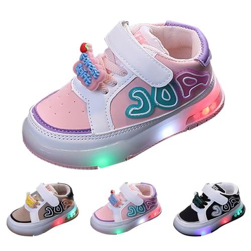 Toddler Boys Cute Sneakers Baby Girls Walking Running Athletic Shoes Flat Wide Slip On Lightweight Sports Trainers2