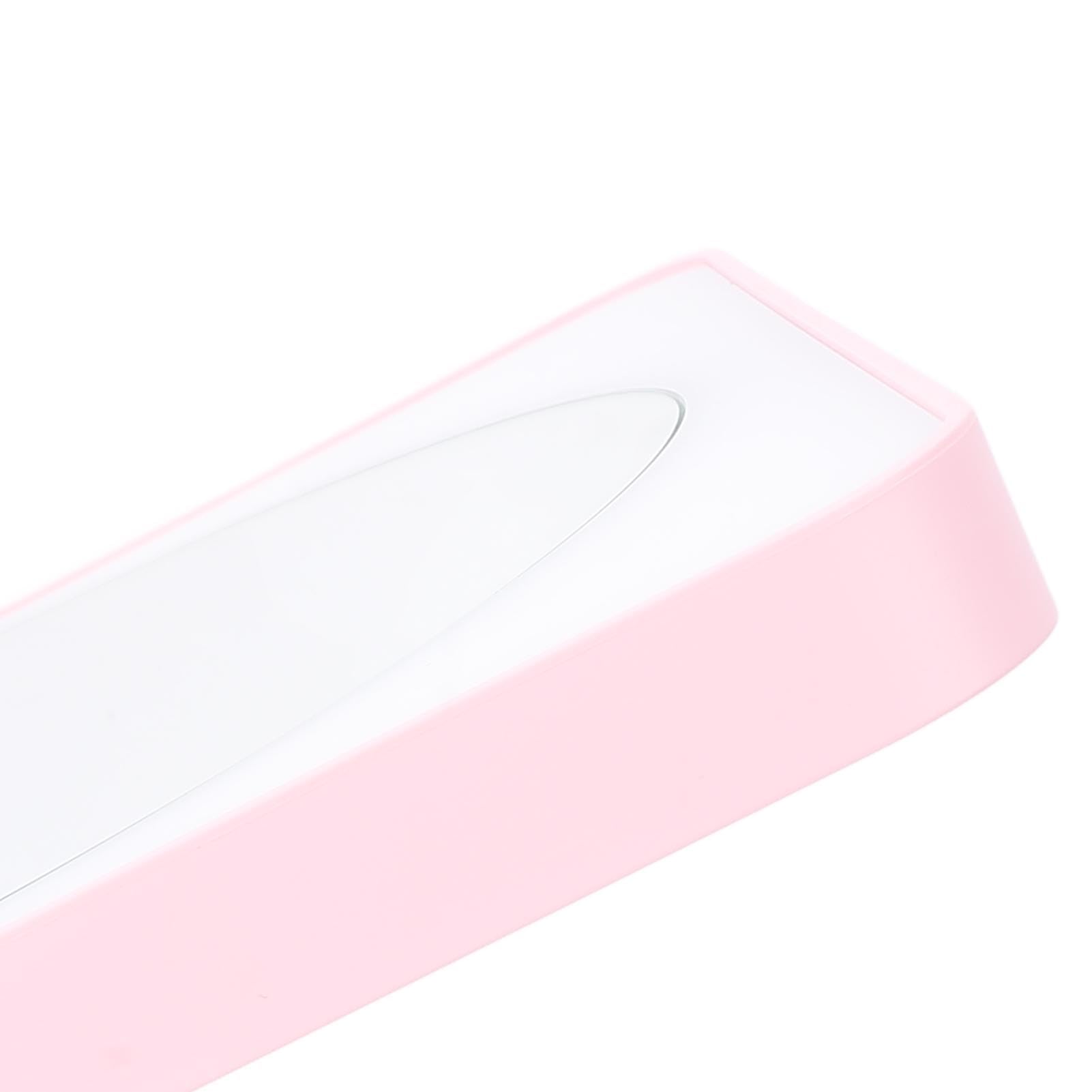 Fdit Beleuchteter Make-up-Spiegel, Einstellbare Helligkeit, LED-Kosmetikspiegel für Zuhause, Reisen, 234 X 357 X 100 Mm (rosa Silber)