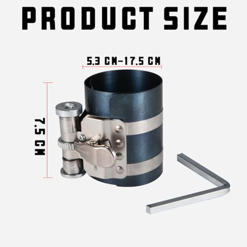 CGEAMDY compressor, zuiger, compressorring, zuigerring, ratelgereedschap, compressorring, zuigerring, auto, vrachtwagen, auto, fiets - Afbeelding 4