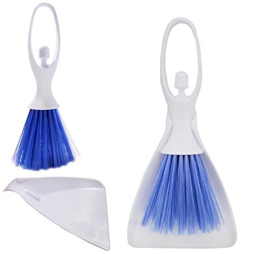 Balacoo Pet Cleaning Brush - Portable Small Plastic Clean Brush Broom and Shovel Set with Hanger Hook Cleaning Tools for… - Image 3