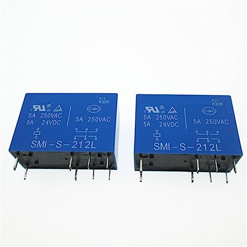 Relais 8PIN SMI-S-212L 12VDC avec haute capacité de commutation 5A 250VAC