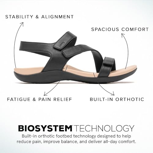 ABEO Women's Oasis Sandals | Orthopedic Arch Support | Plantar Fasciitis Relief | Comfortable Wedge Sandals - Blue3