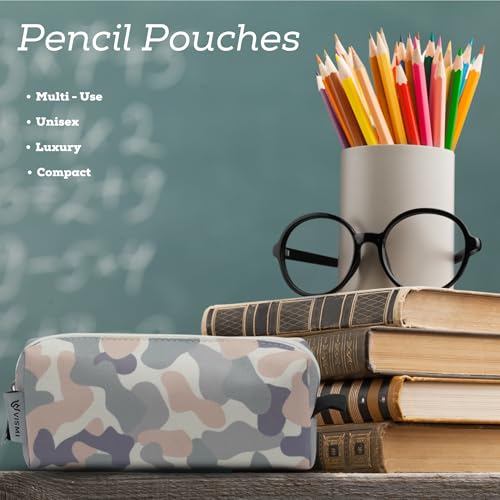 Image of VISMIINTREND Big Capacity Pencil Pen Case Office College School Large Storage High Capacity Bag Pouch Holder Box Organizer