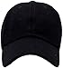 Classic 6-Panel Wool Blend Baseball Unisex Cap with Adjustable Brass Buckle (Black)