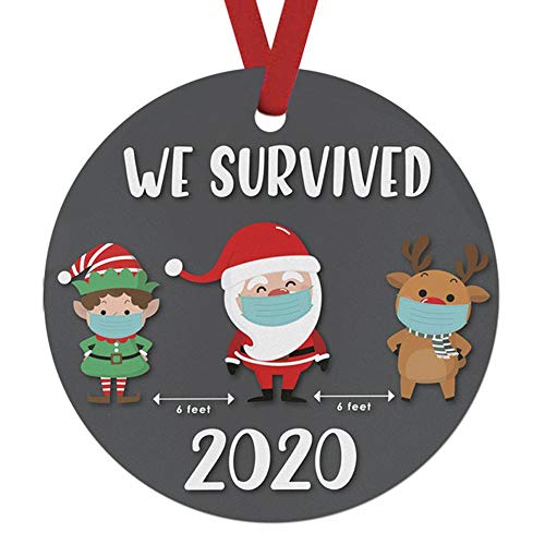 DIANAR Articulos De Navidad para Decorar 2020 Adornos Arbol Navidad Colgante Personalizadas Adornos De Navidad DIY Decoracion Navidad Hogar (B)