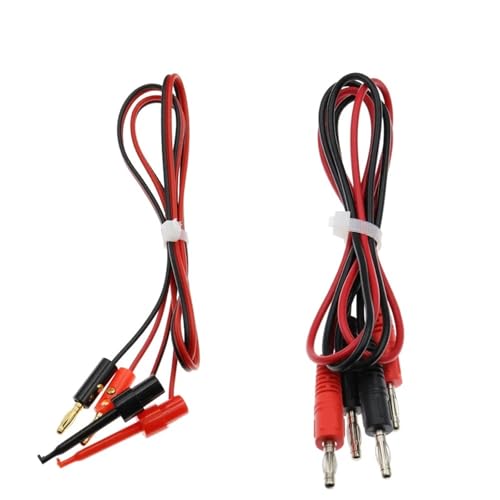Fil test alimentation 4mm pour dépannage avec pince crocodile medium