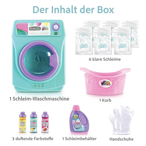 Canal Toys - So Slime SSC 134- DIY Tie Dye Slime with Washing Machine Mixer, Make Your own Scented Slime with The Tie Dye Slime Machine, 6 Slime Set, Mehrfarbig