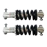 FytStycale 2 Pieces Mountain Bike Shock Absorbers Parts Aluminum Steel Bicycle Rear Shock Absorbers for Beginners Outdoor Activities