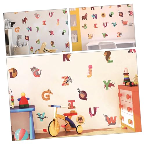Calcomanías de Letras y Animales para Pared, Set 26 Piezas miniatura 4