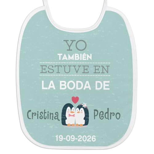 Wanapix | Babero Personalizado para Bebê | Presente Original com Nome | Babete | Interior Macio | Presente Original | Vários Tamanhos