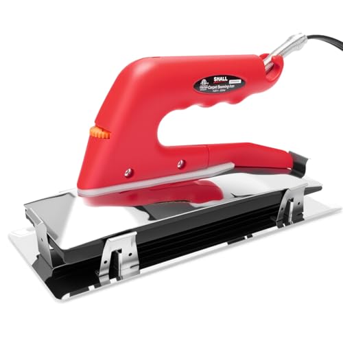 SHALL 10-Inch Carpet Seam Iron 800 Watt Carpet Joining Iron with 4 Adjustable Heat Settings for Strong Heat Bond Seaming