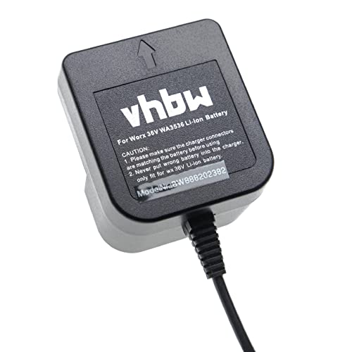 vhbw Ladegerät kompatibel mit Worx WG168E, WG268E, WG368E, WG568E, WG770E, WG776 Werkzeug Li-Ion-Akkus