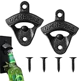 2 Stück Flaschenöffner Wand,Bieröffner,Bieröffner...
