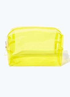 شنطة سفر من ماتالان مقاس 19 سم × 11 11.5 اصفر نيون