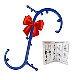 Theracane Massager Tool: Your Professional Companion for Back, Neck & Shoulder Relaxation. Pressure Point & Trigger Point Massage, and a Practical Back Scratcher for Deep Muscle Soothing(Blue)