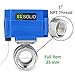 U.S. Solid Motorized Ball Valve- Stainless Steel Ball Valve with Full Port, 9-24V DC and 2 Wire Reverse Polarity (1 inch)