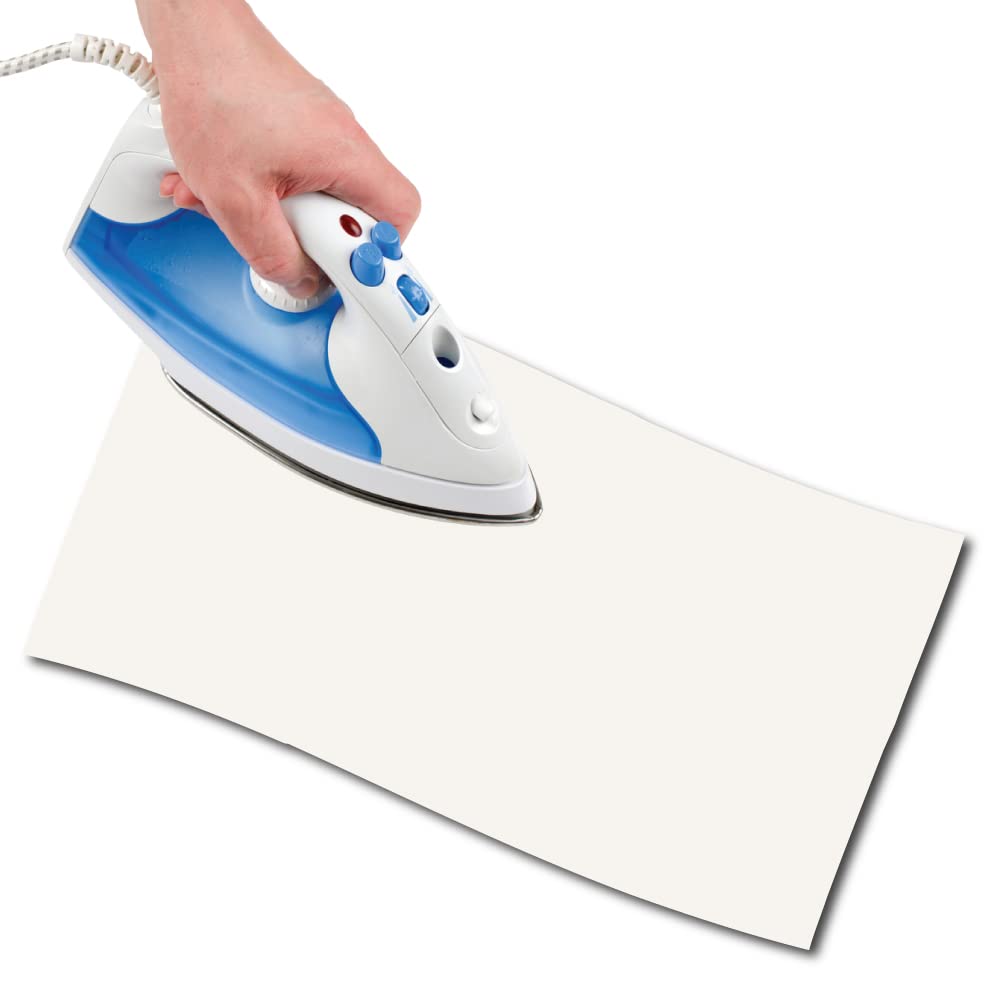 USIT, 1pc Thermoadhesive Cotton Repair Patch, 18"x4.5", Lightweight and Resistant, Cream โ image 1