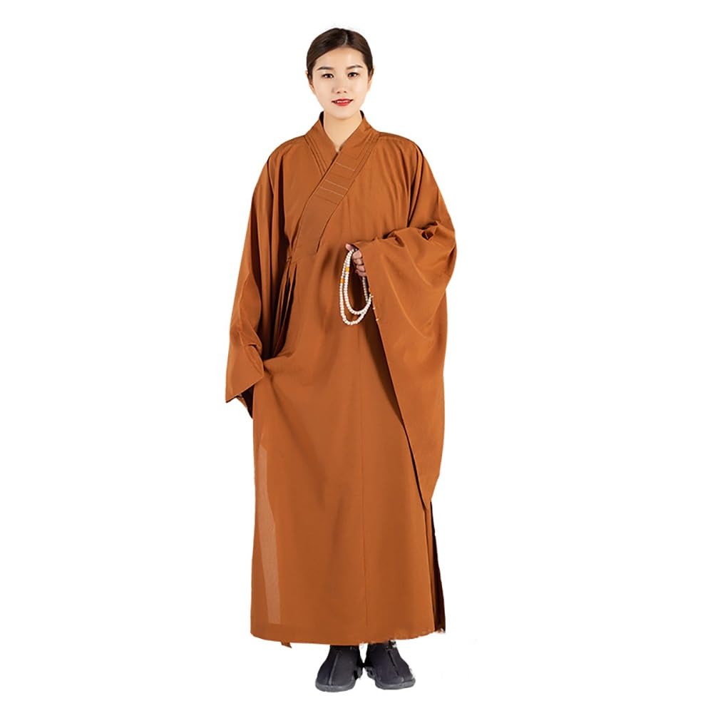 Robe de moine traditionnelle de qualité supérieure vêtement de prière ample gris XXL