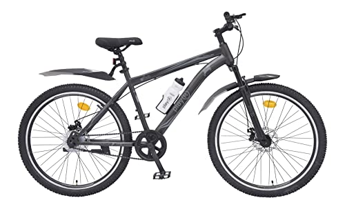 Image of playR Stallion Cycle 27.5 Inch Single Speed - Front Wheel Shock Abs Front and Rear Disc Brake for Durable City Bicycle & Outdoor Adventure Bike for Men & Women All Season