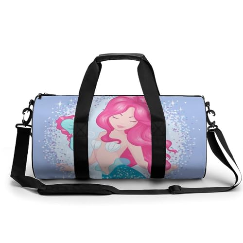 Sac de voyage sirène pieuvre compact anti-déchirure pour bagage cabine