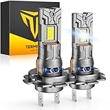 Termitor 2026 New Gen H7 Light Bulbs, High-Performance Bright 70000LM 14X With 18CSP Chips, 1:1 Mini Size Plug-N-Play No Adapter, 10 Years Lifespan IP68, Light Kit Pack of 2