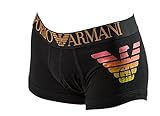 Emporio Armani Men's Full Metal Shaded Eagle Trunk