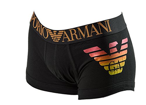 Emporio Armani Men's Full Metal Shaded Eagle Trunk