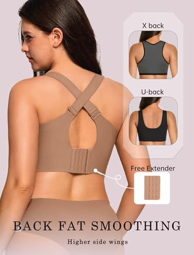 Image of OEAK Womens Wireless Jelly Bras Plus Size Support Push Up Comfortable Bra | no underwire,full coverage,for large breast,minimizer bra,seamless,tshirt bras,everyday bra