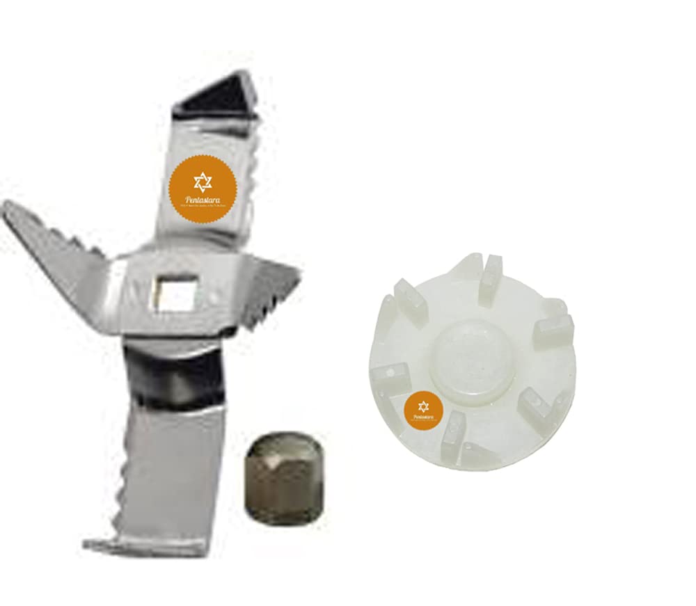 PENTASTARA® Mixer Grinder- Chutney JAR "Multi-Purpose" Blade + ("6TEETH"JMG) Coupler Fits- HAVELLS, Bajaj,Pigeon, KENSTAR, USHA, Orient, INALSA, Singer, RICO, Prestige-picture-15