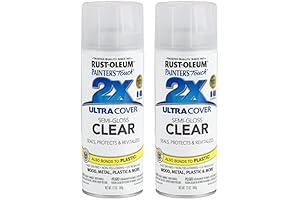 Rust-Oleum Clear Gloss Spray Paint for Optimal Protection and Shine (12 oz, Pack of 2)