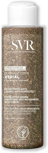 SVR - Xérial Gommage Corps - Exfoliante corporal xerial - Exfoliante anti-rugosidad - Para piel seca, rugosa y encarnada - 100% piedras olivas naturales y semilla de uva - 100 g