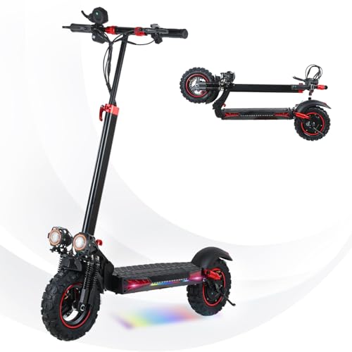 Patinete Electrico Adultos 11'/10'', 48V 18Ah/15Ah de la Batería y Motor Potente 1200.W, Patinete Electrico Plegable, Autonomía hasta 40-45KM, Velocidad Máx 25KM/H, Carga Máxima 150KG