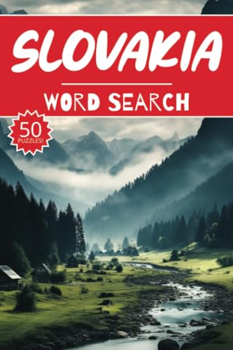 Slovakia: 50 Bratislava Puzzles, Word Find, Vocabulary Activity Book for Kids, Adults and Seniors, 50 pages