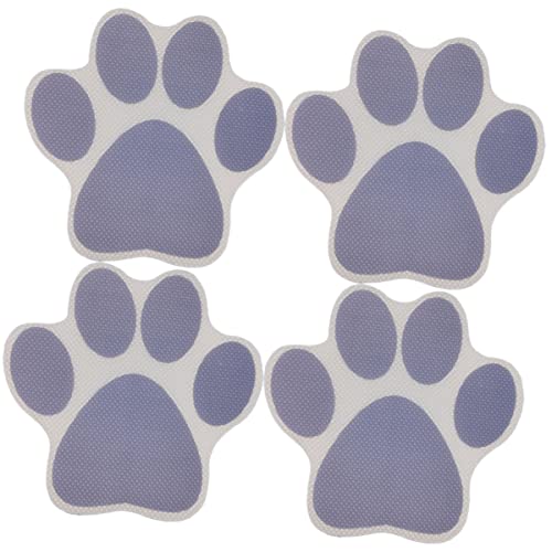 Yardenfun 4 Piezas Pegatinas Antideslizantes de de Perro para Bañera Diseño de Caricatura Seguridad Baño Autoadhesivas Prevención de Resbalones