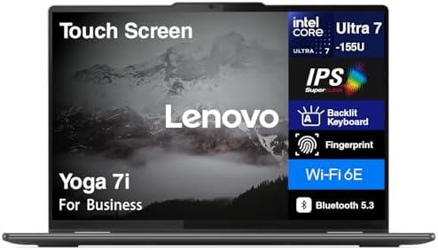 Lenovo Yoga 7i 2-in-1 AI Business Laptop 16" 2K Touchscreen FHD+ ...