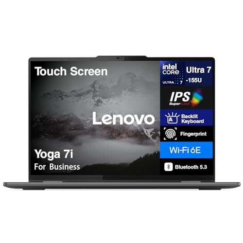Image of ME2 Customized Laptop, Created Using Lenovo Yoga 7i 2-in-1 Laptop 16 inch 2K Touchscreen FHD+ IPS Display (Intel Core Ultra 7 155U, 16GB LPDDR5X, 1TB /2TB SSD, Wi-Fi 6E, Backlit KB, FP Reader, TB 4,Win11P) | (Intel Core Ultra 7 155U (Up to 4.80 GHz), 16GB LPDDR5X, 1TB /2TB SSD, Wi-Fi 6E, Backlit KB, FP Reader, TB 4, Win 11 Pro)