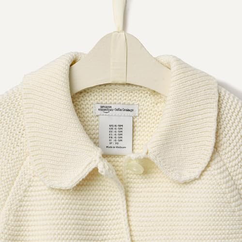 Image of Amazon Essentials x Sofia Grainge Unisex Toddlers and Babies' Peter Pan Collar Sweater Jacket