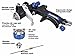 Dynastus Touch Up Composite HVLP Air Spray Gun Auto Car Detail Paint Sprayer Spot Repair, with Filtering and Protective Kits