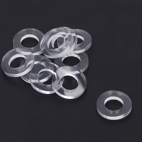 10PCS CO2 Regulator Washers Silicone Seals Gaskets for Soda Machine Carbonator Hose Replacement and Beverage Dispenser Maintenance