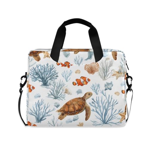 Maletín para portátil con diseño coral, 13-15.6 pulg miniatura 1