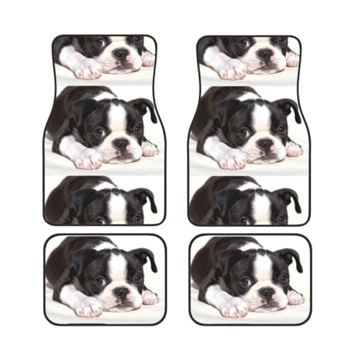 Alfombrillas para coche de neopreno para evitar manchas y deslizamientos Boston Terrier
