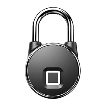 QAWACHH Bluetooth Smart Sensor Electronic Fingerprint Lock,Heavy Gauge (Large)