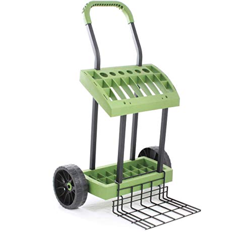 Superduty Toolbox On Never Flat Wheels With 120 Lb. Capacity Lift Plate | Organize & Store Lawn & Garden Tools | Wire Two Wheeler Lift Plate Yard Project Landscape Cart | Model Sd565 #TOP11